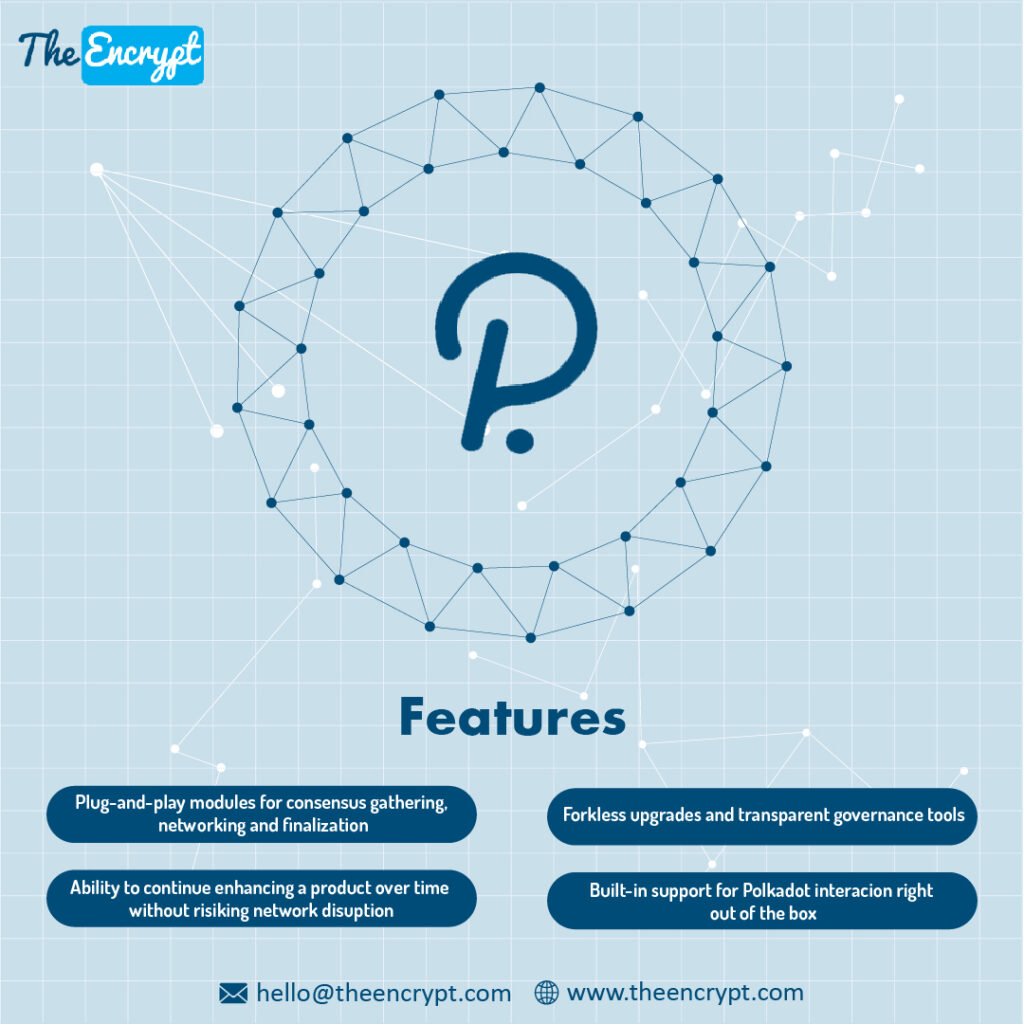 features of polkadot